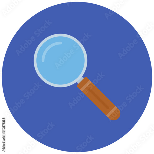 Magnifying icon vector image. Can be used for Dermatology.