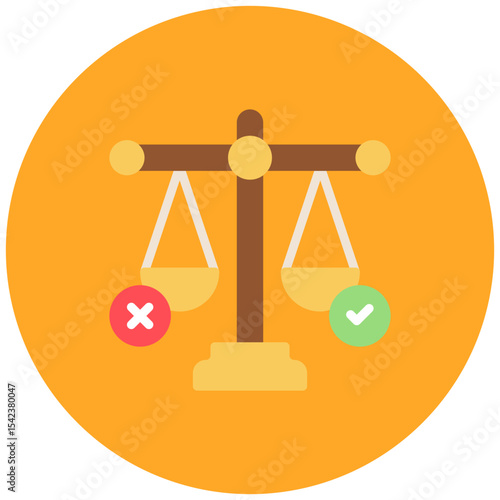 Morality icon vector image. Can be used for Human Rights.