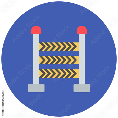 Police Line icon vector image. Can be used for Human Rights.