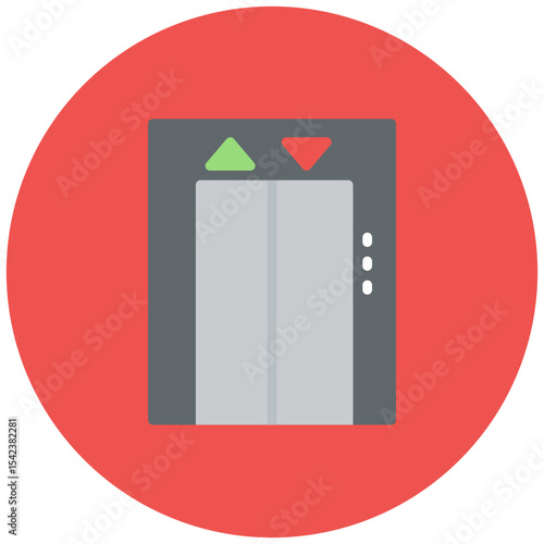 Lift icon vector image. Can be used for Nursing Home.