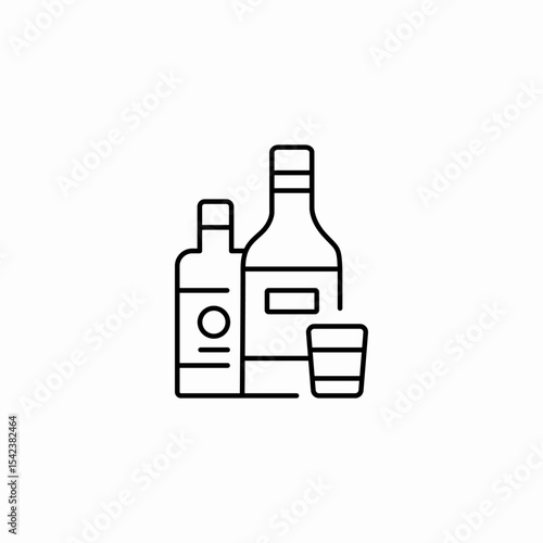 fresh produce box icon sign vector