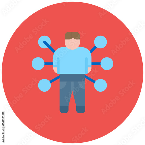 Skillset icon vector image. Can be used for Staff Management.