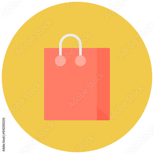 Shopper icon vector image. Can be used for Online Store.