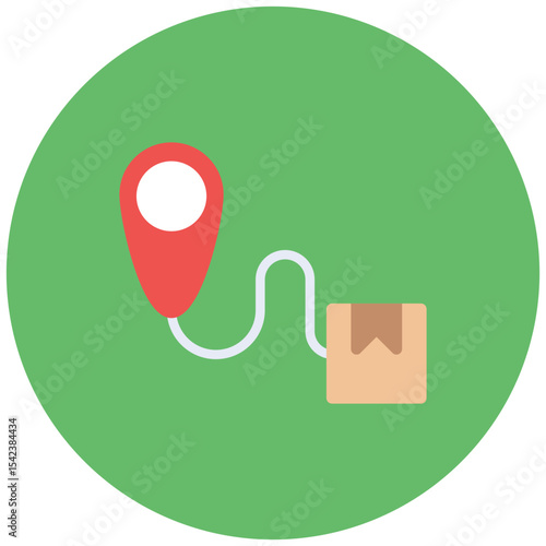 Order Tracking icon vector image. Can be used for Digital Retail.