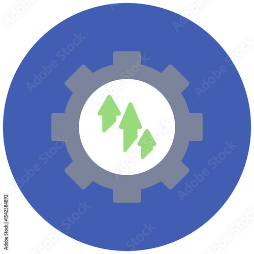 Continuous Improvement icon vector image. Can be used for Project Assesment.