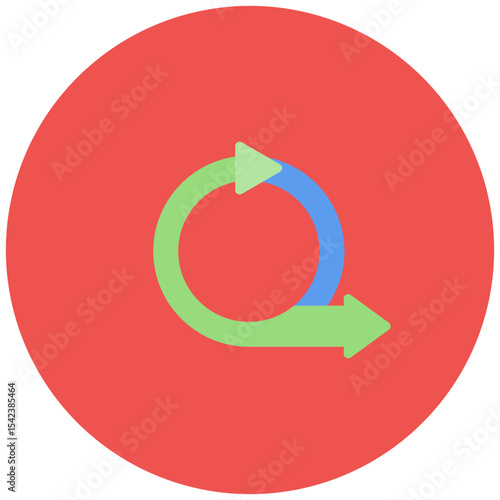 Scrum icon vector image. Can be used for Project Assesment.