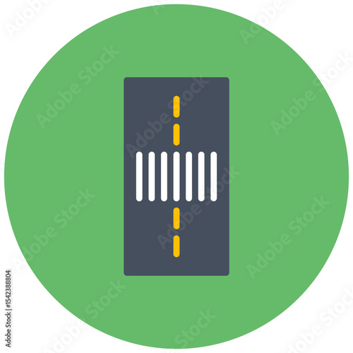 Crosswalk icon vector image. Can be used for Public Utilities.