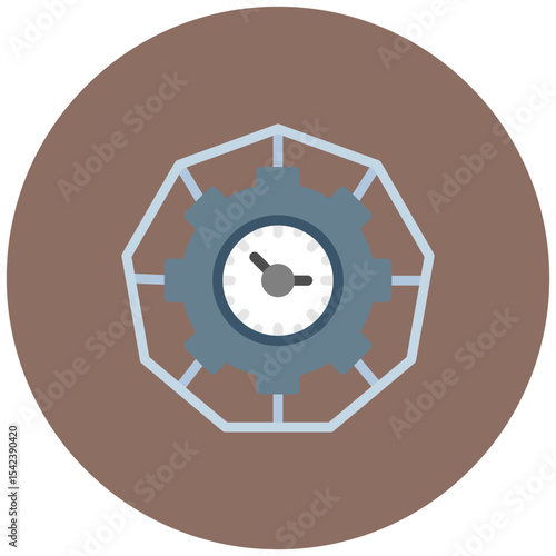 Capacity Planning icon vector image. Can be used for Operations Management.