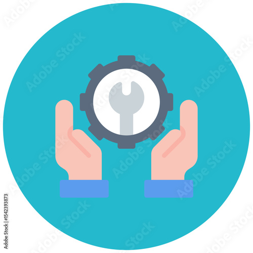 Maintenance icon vector image. Can be used for Manufacturing and Distribution.