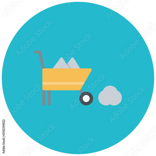 Raw Materials icon vector image. Can be used for Manufacturing and Distribution.