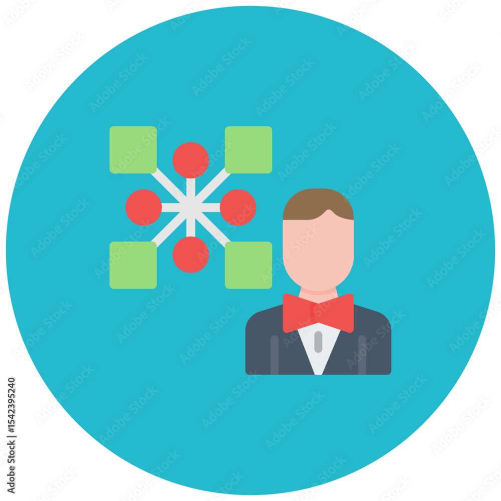 Professional Affiliations icon vector image. Can be used for Curriculum Vitae. Professional Affiliations icon vector image. Can be used for Curriculum Vitae.