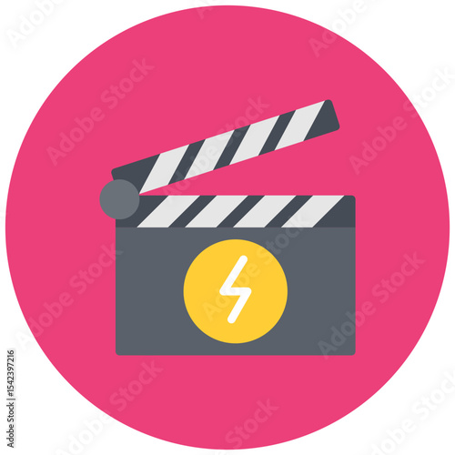 Disaster icon vector image. Can be used for Movie Genres.