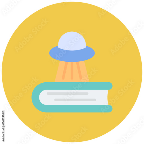 Science Fiction icon vector image. Can be used for Movie Genres.