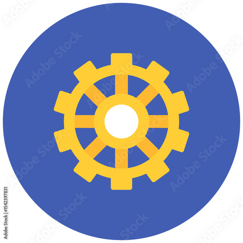 Steampunk icon vector image. Can be used for Movie Genres.