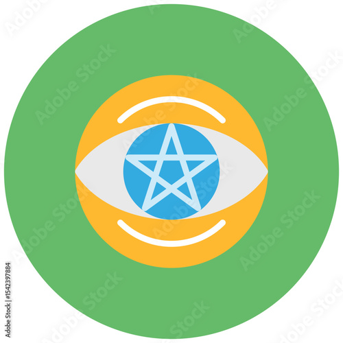 Supernatural icon vector image. Can be used for Movie Genres.
