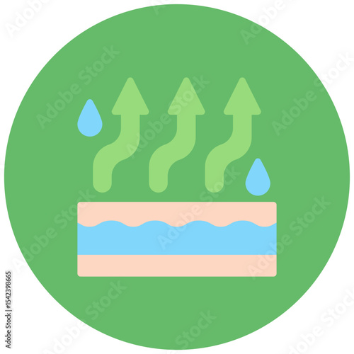 Dehydration icon vector image. Can be used for Water Crisis.
