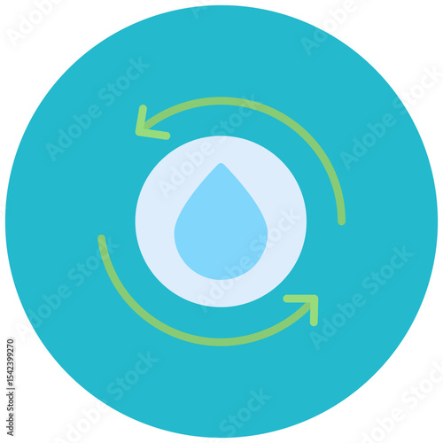 Environmental Compliance icon vector image. Can be used for Water Treatment.