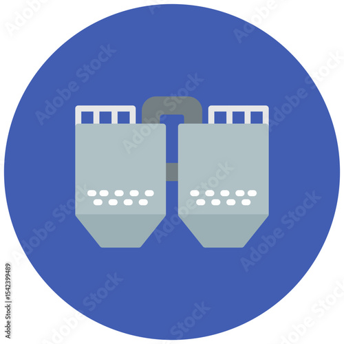 Settling Tank icon vector image. Can be used for Water Treatment.