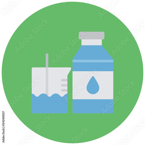 Liquid Resin icon vector image. Can be used for Additive Maufacturing.