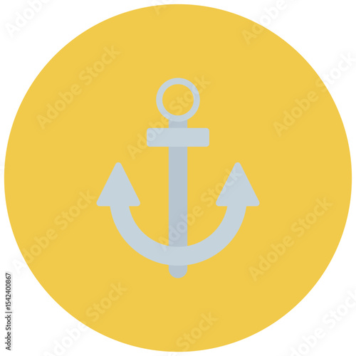 Anchor icon vector image. Can be used for Rock Climbing.