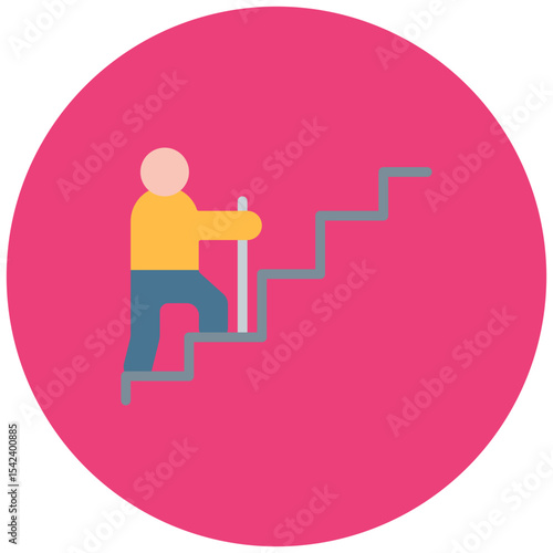 Climbing Grade icon vector image. Can be used for Rock Climbing.