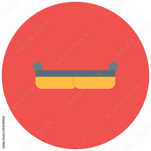 Crash Pad icon vector image. Can be used for Rock Climbing.