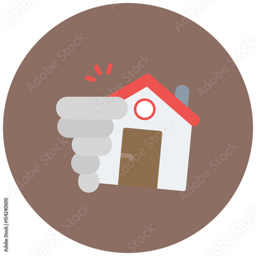 Natural Disasters icon vector image. Can be used for Business Risks.