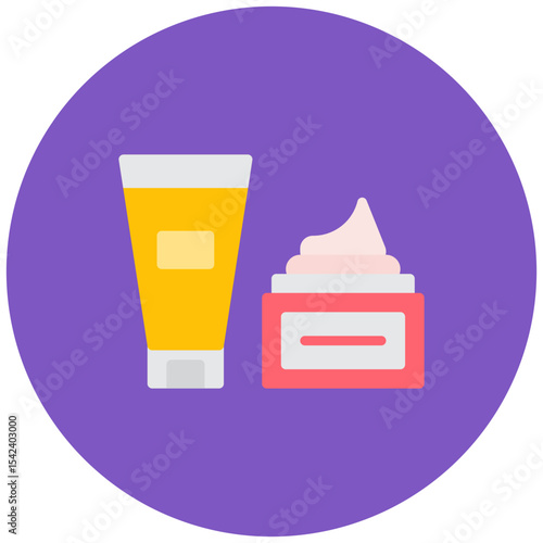 Gel icon vector image. Can be used for Sun Protection.