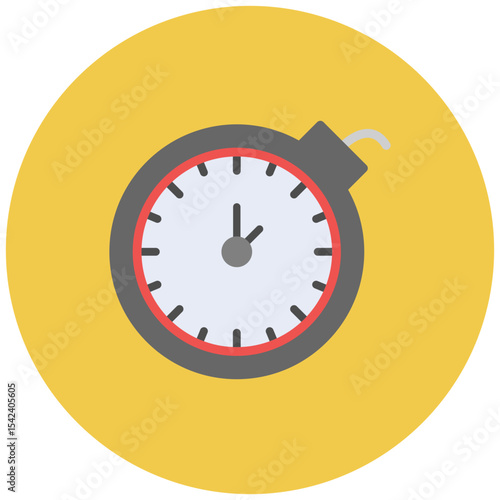 Deadline icon vector image. Can be used for Business Meeting.