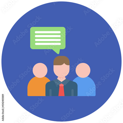 Expert opinion icon vector image. Can be used for Thought Leadership.