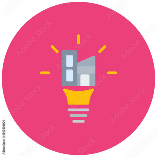 Industry insight icon vector image. Can be used for Thought Leadership.