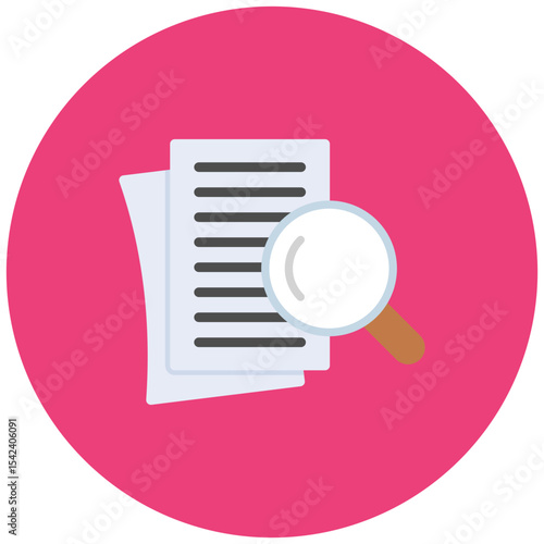Research icon vector image. Can be used for Thought Leadership.