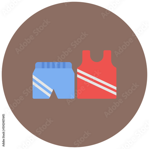 Sportswear icon vector image. Can be used for Physical Wellbeing.