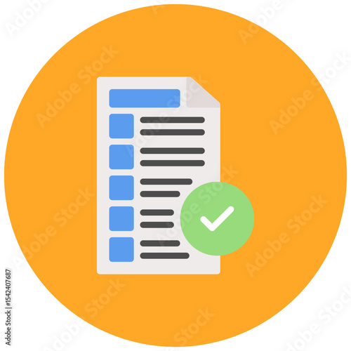 Completion icon vector image. Can be used for Business Onboarding.