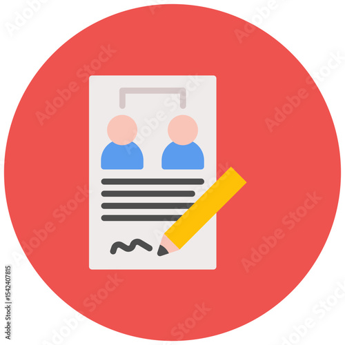Role Assignment icon vector image. Can be used for Business Onboarding.