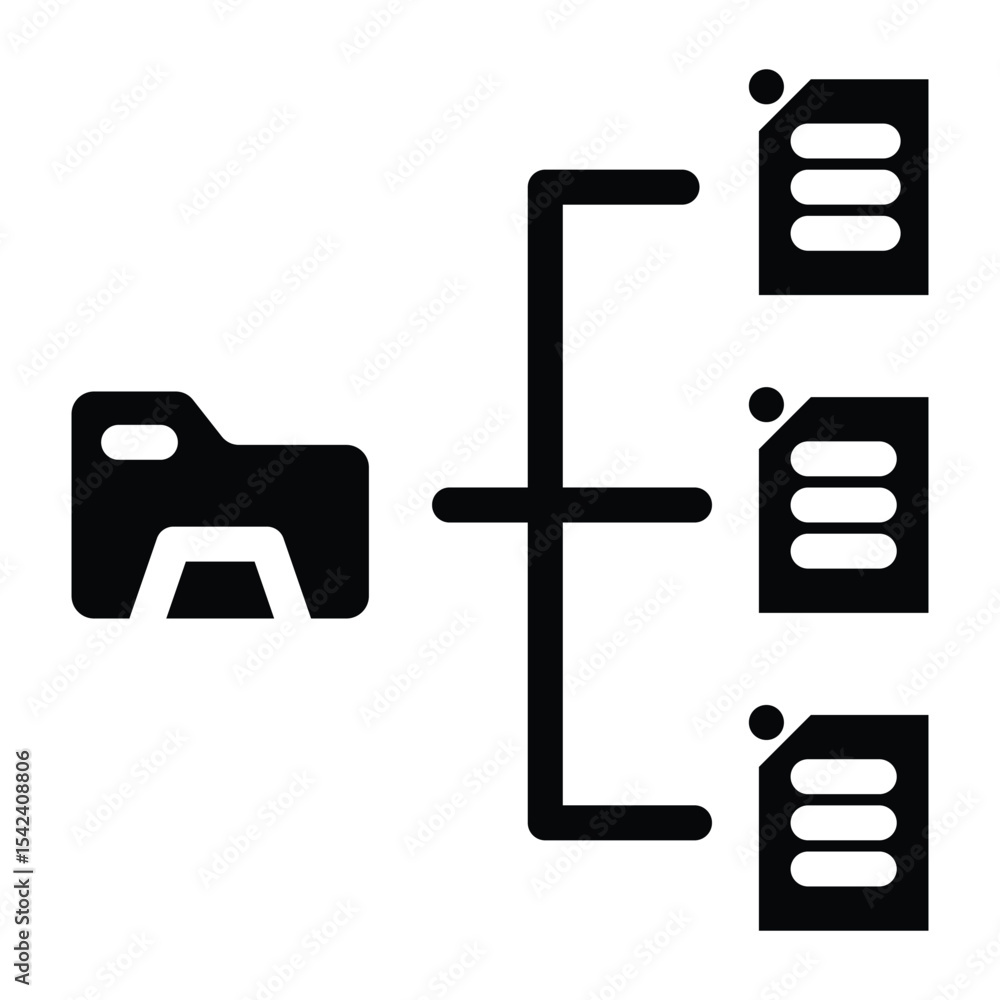 Fototapeta premium data file icon element for design