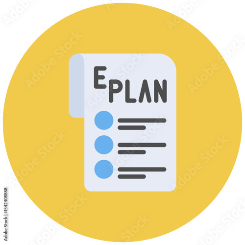 Emergency Plan icon vector image. Can be used for Business Disruption.