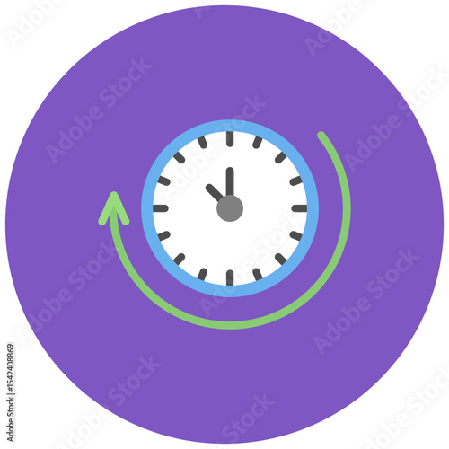 Downtime icon vector image. Can be used for Business Disruption.