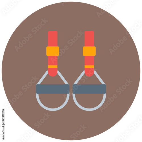TRX Suspension Training icon vector image. Can be used for Fitness.