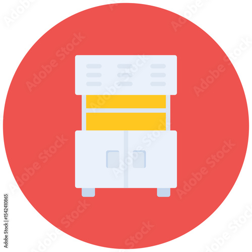 Lab Fume Hood icon vector image. Can be used for Virtual Lab.