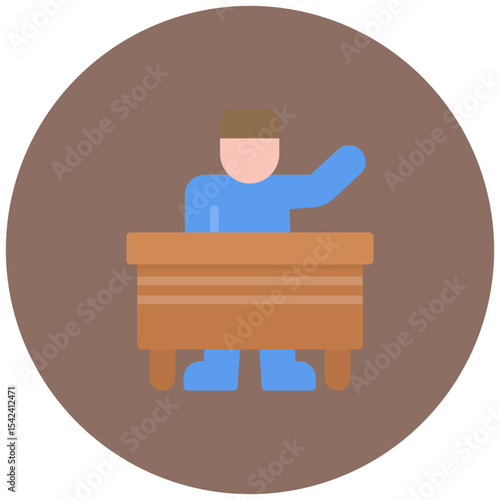 Participate icon vector image. Can be used for Social Justice.