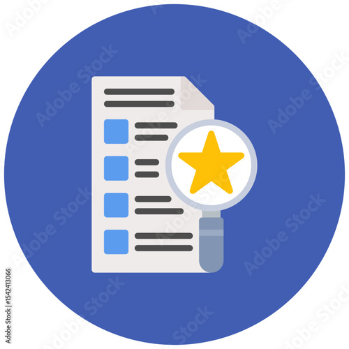 Skills Assessment icon vector image. Can be used for Hiring Process.
