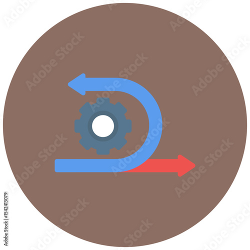 Agility icon vector image. Can be used for Digital Disruption.