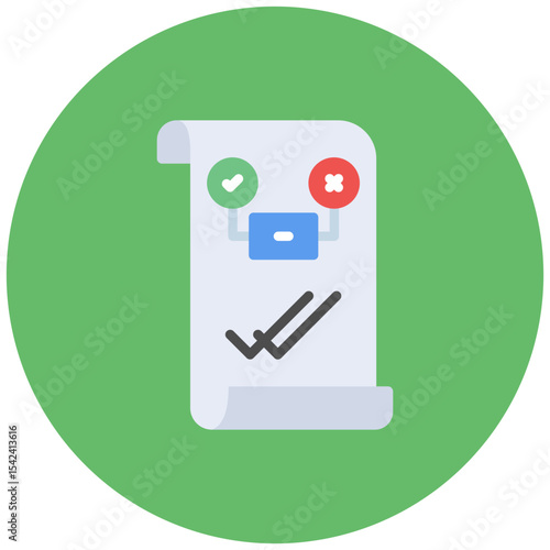 Test Validation icon vector image. Can be used for Software Testing.