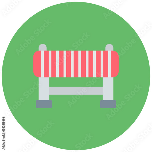 Hurdles icon vector image. Can be used for Track and Field.