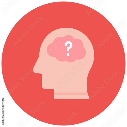 Brain Fog icon vector image. Can be used for ADHD.