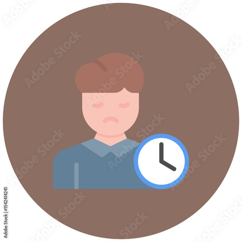 Sleep Issues icon vector image. Can be used for ADHD.