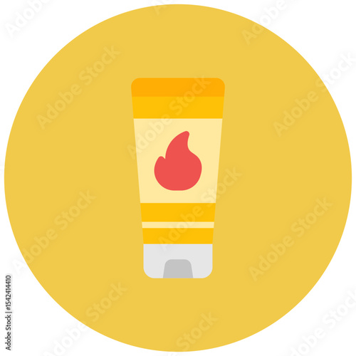 Burn Cream icon vector image. Can be used for Skin Burns.