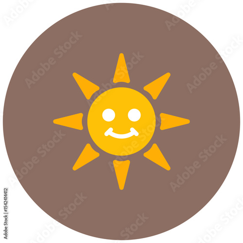 Before Sun icon vector image. Can be used for Skin Burns.