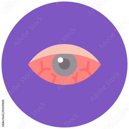 Redness icon vector image. Can be used for Skin Burns.